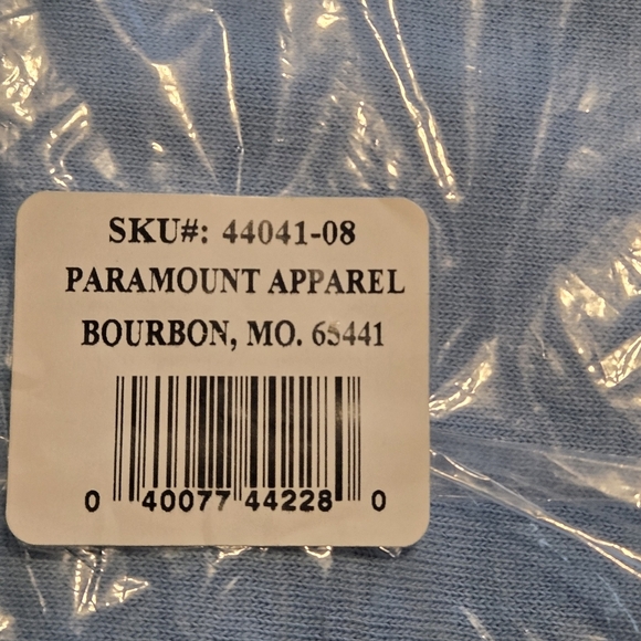 Delta Pro Weight Cat Face Graphic T-Shirt Sky Blue Women size L NWT - Picture 8 of 11